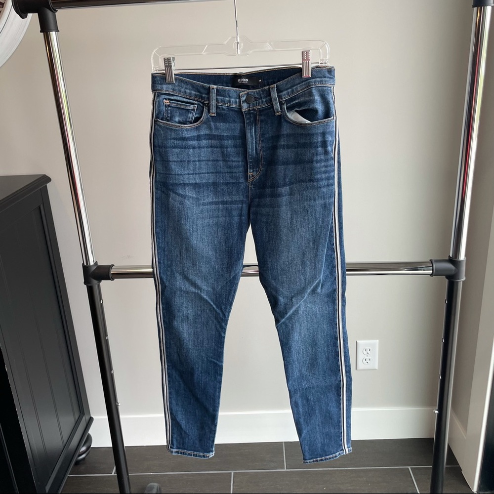Hudson jean with side leg stripe. 29